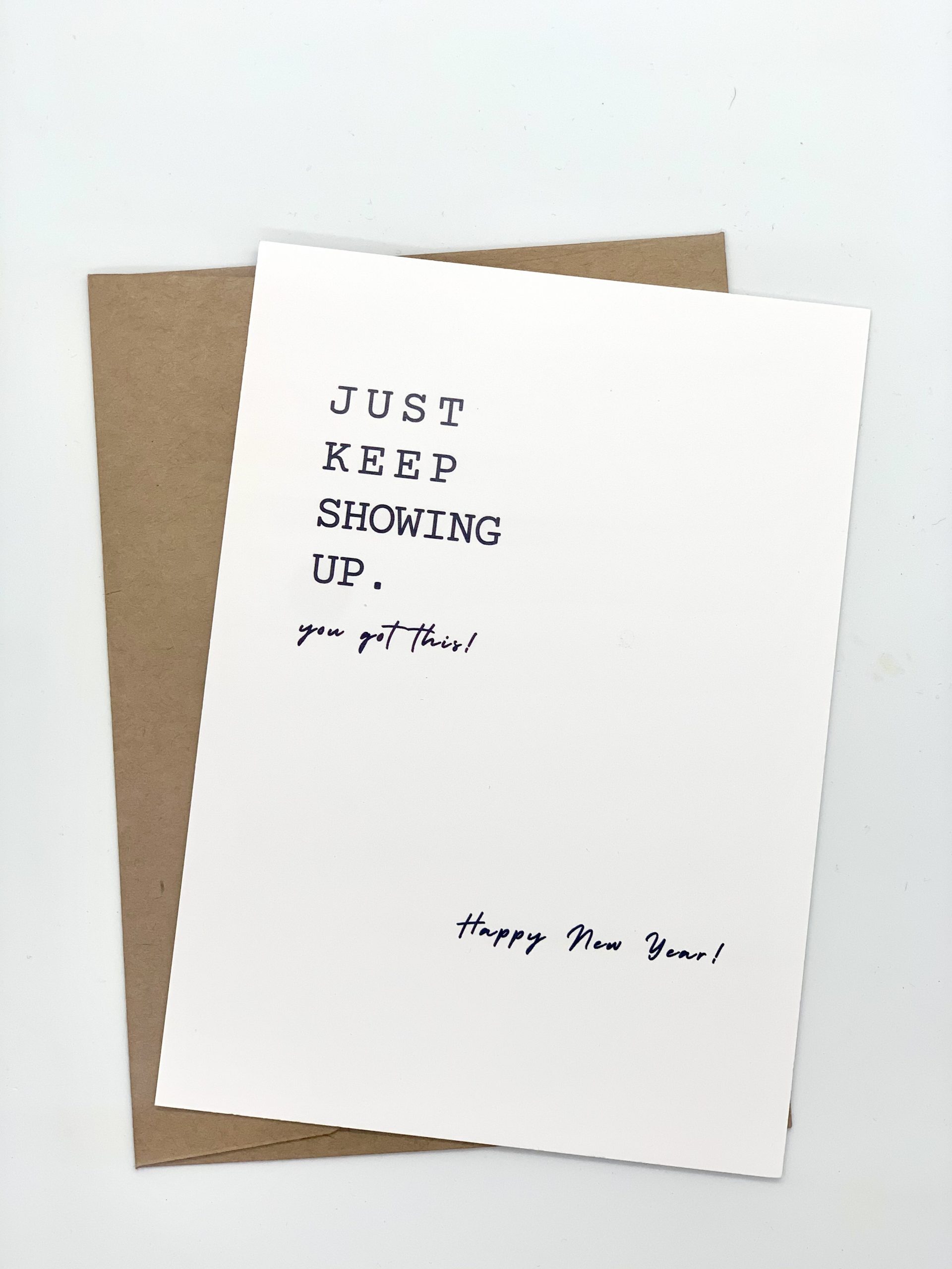 Just Keep Showing Up - Pack of 20